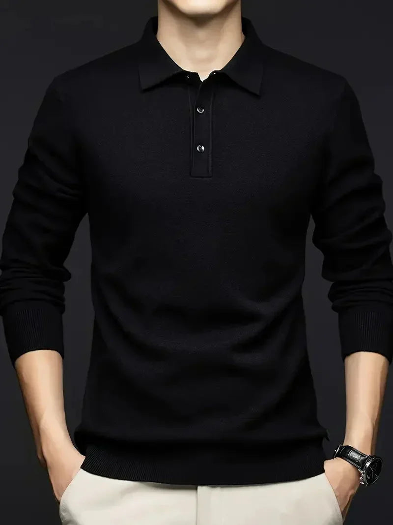 Brit & Boho™️ | Harvey Wool Blend Knit Sweater