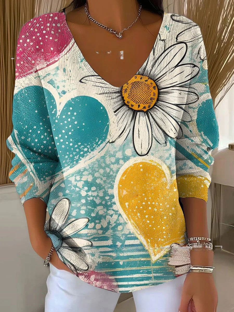 Beatrice – Pullover with V-Neck