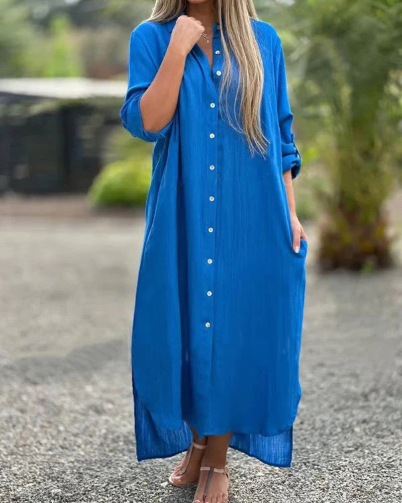 Bianca™ - Comfy Italian Cotton Dress