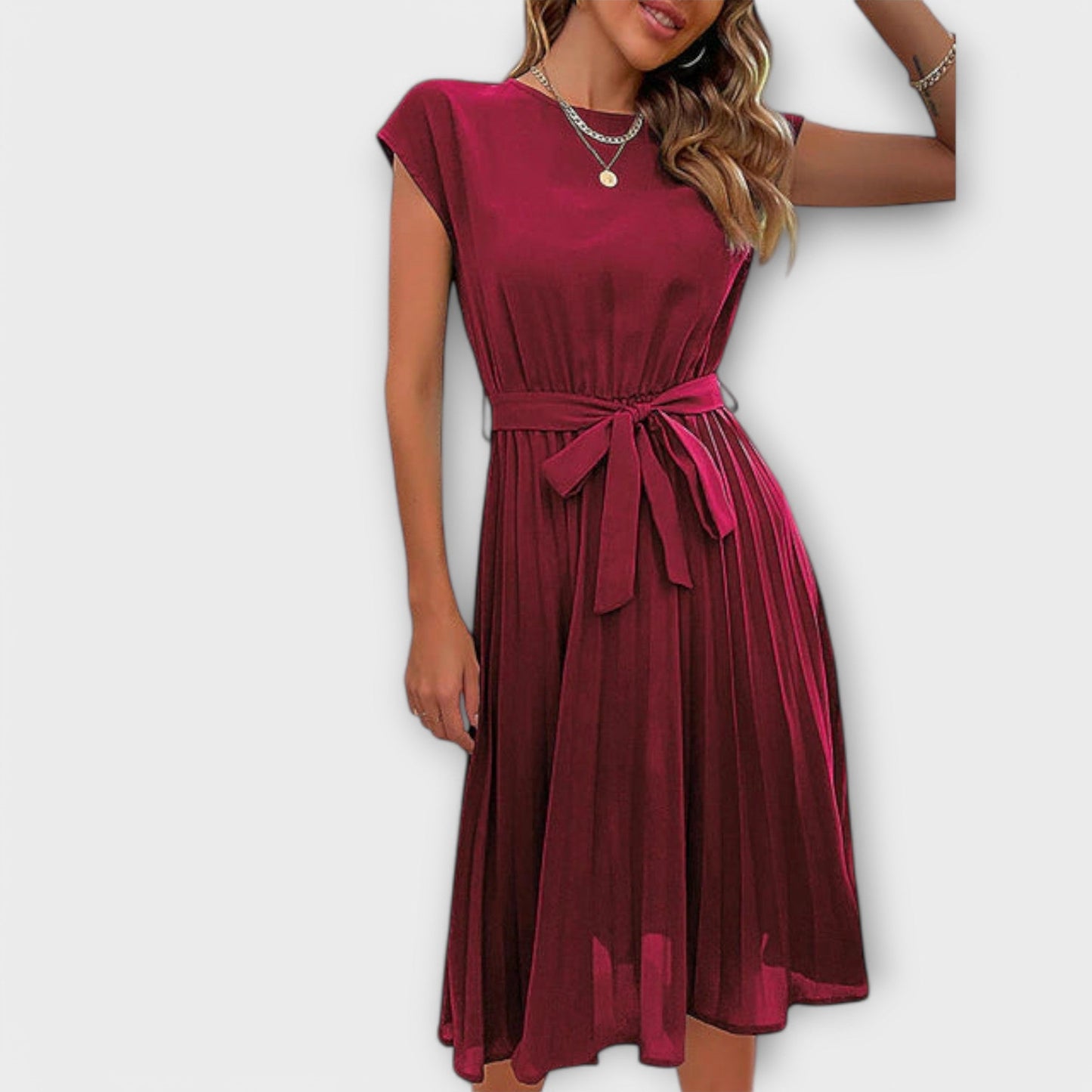Claire | Casual Pleated Dress