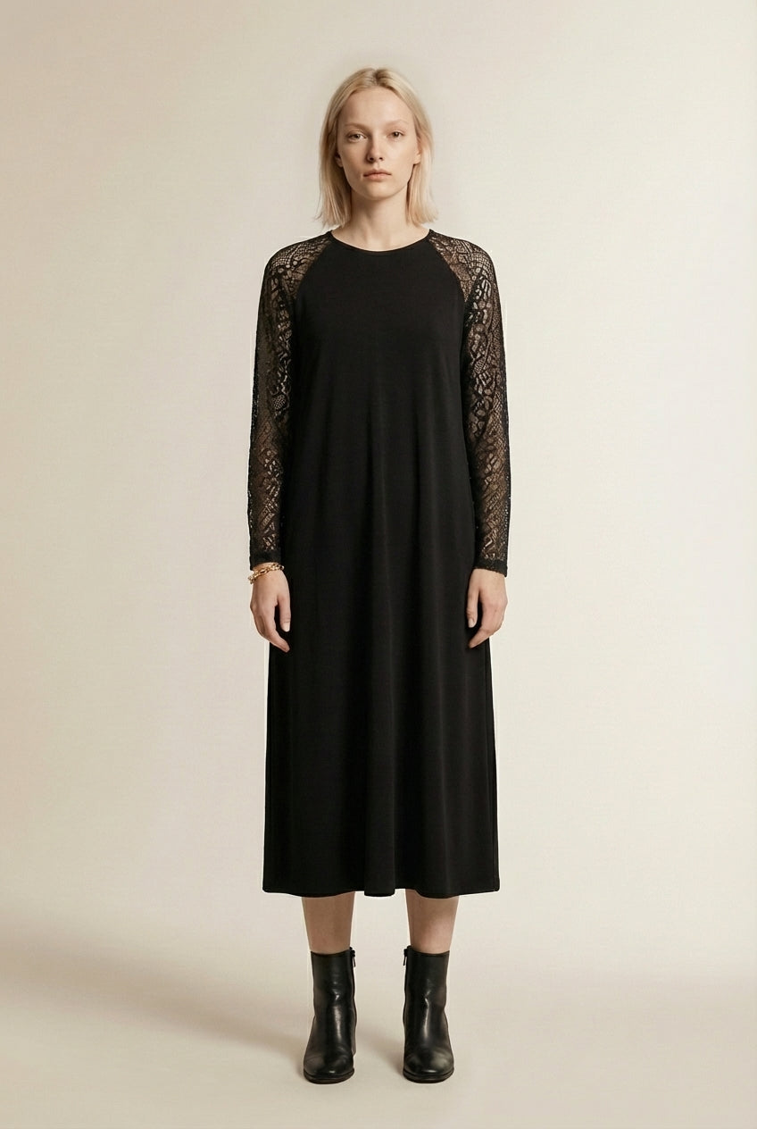 Noémie | Sophisticated Women's V-Neck Lace Dress