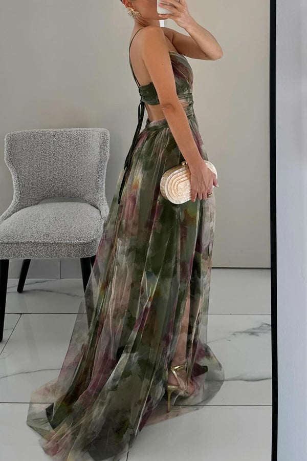 Valerie™ - Elegant Floral Maxi Dress