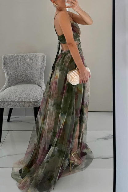 Valerie™ - Elegant Floral Maxi Dress