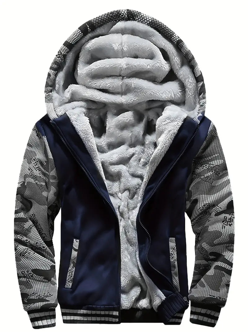 Noah - Cozy Hooded Fleece Jacket for Men