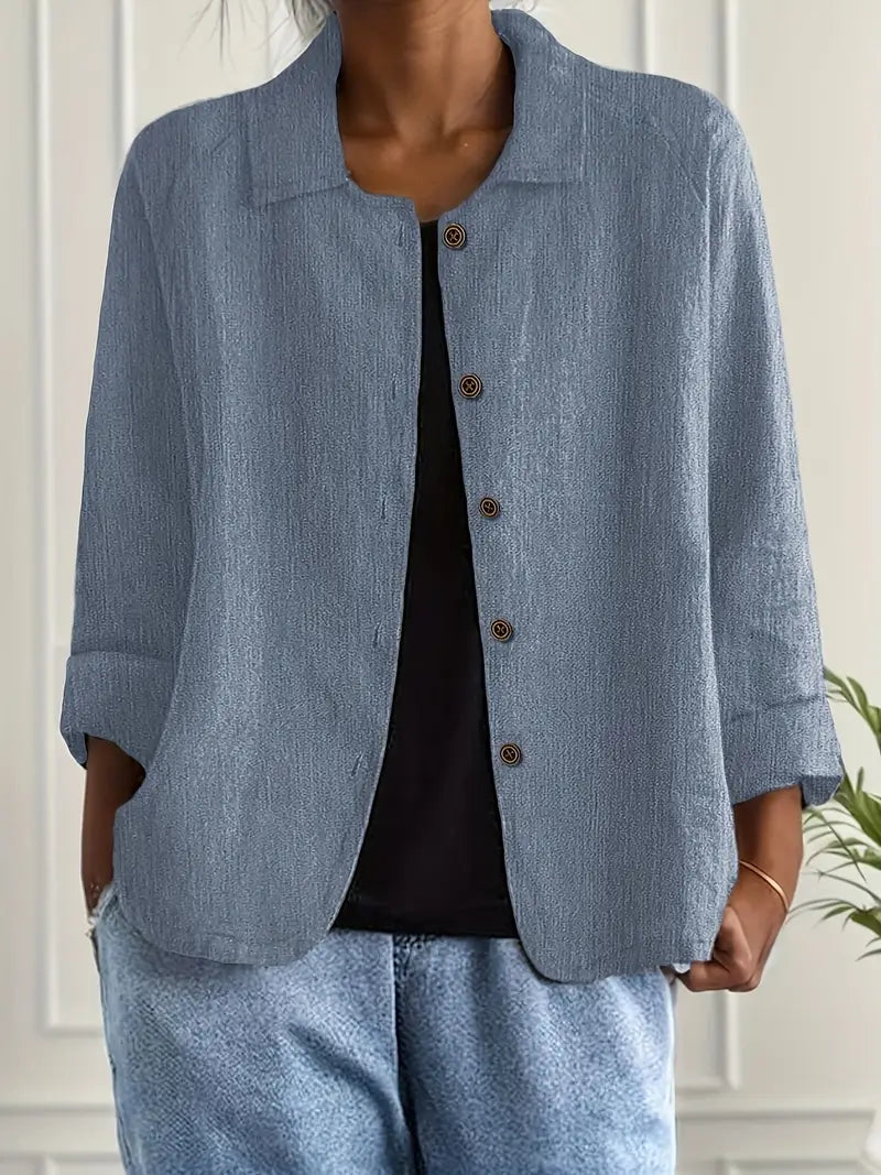 Marilla™ – Classic Light Shirt Cardigan
