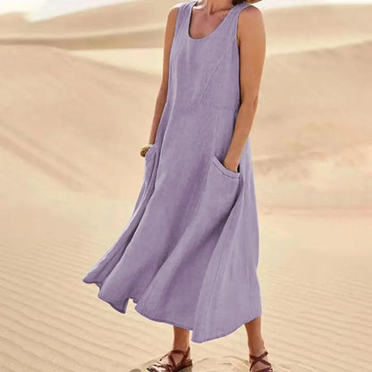 Tina™ - Summer Linen Dress