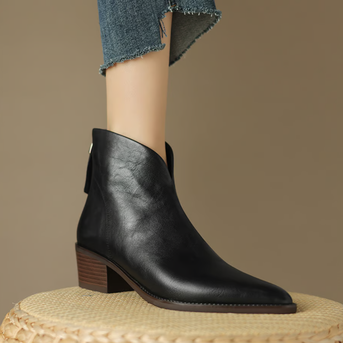 Celeste™ - Luxury Low-Heel Ankle Boots