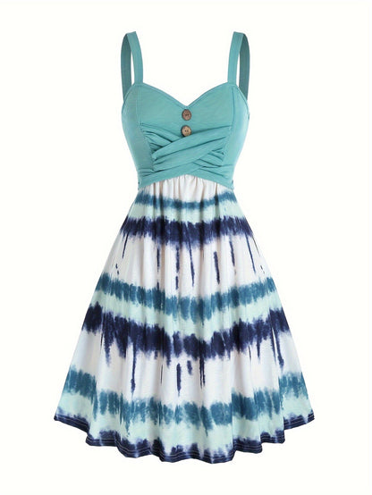 Gisele™ - Comfortable Tie-Dye Sleeveless Summer Dress