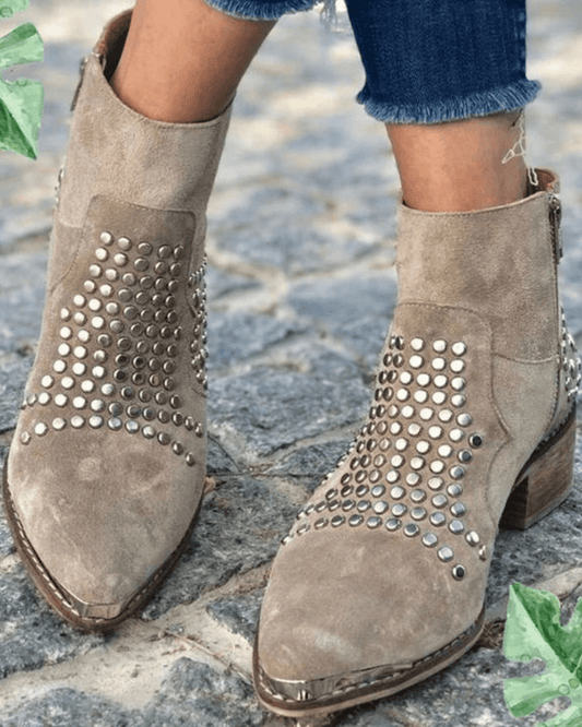 ANKLE BOOTS WITH STUDS