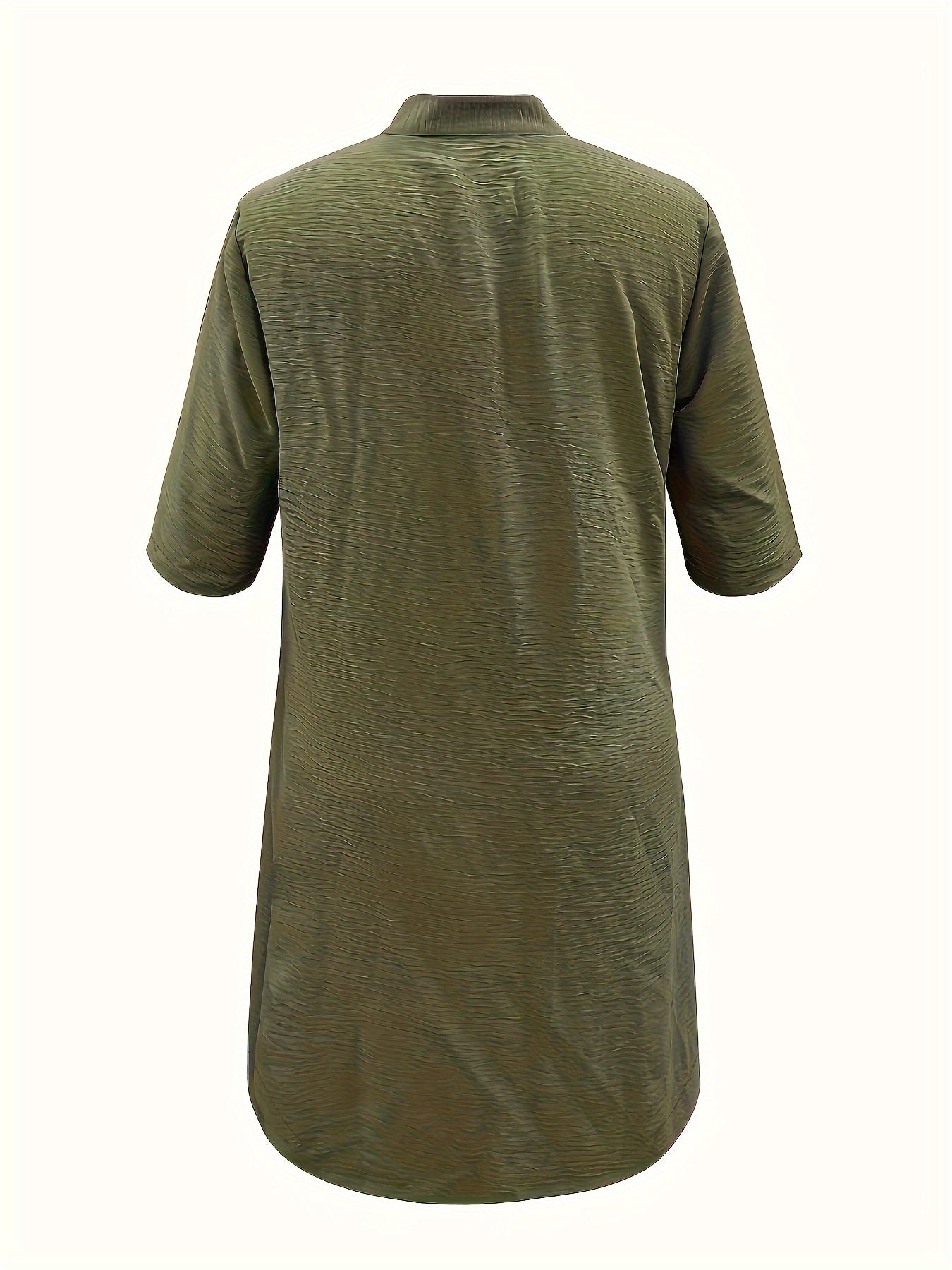 Hannah™ - Casual Dress with Button Placket