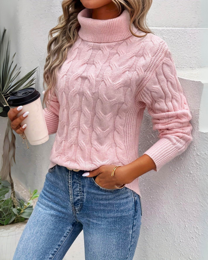 Bella - Warmer Knitted Roll Neck Sweater
