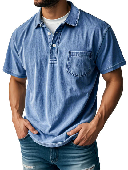 Sebastien™ - Men's Casual Vintage Polo Shirt