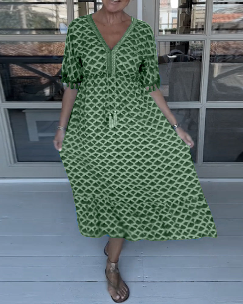 Tina™ - Printed Casual Dress