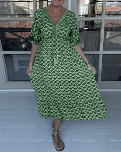 Tina™ - Printed Casual Dress