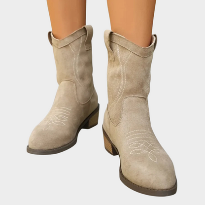 Chandler | Cowboy-Style Ankle Boots