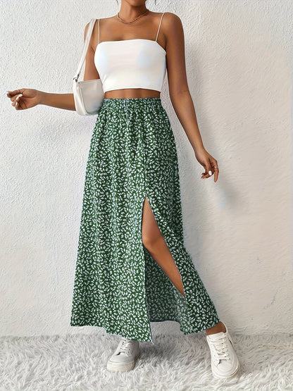 Paige™ - Floral Print Maxi Skirt
