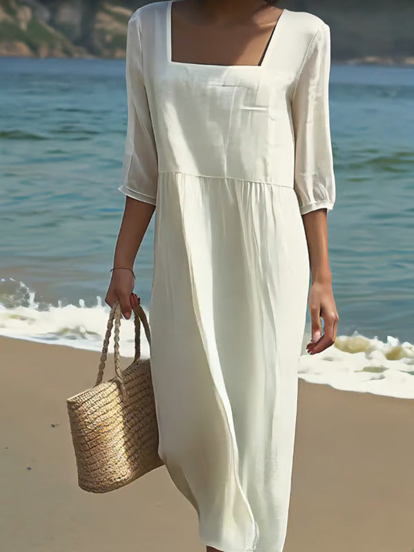 Lunelle™ – Casual Linen Dress