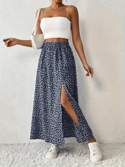 Paige™ - Floral Print Maxi Skirt