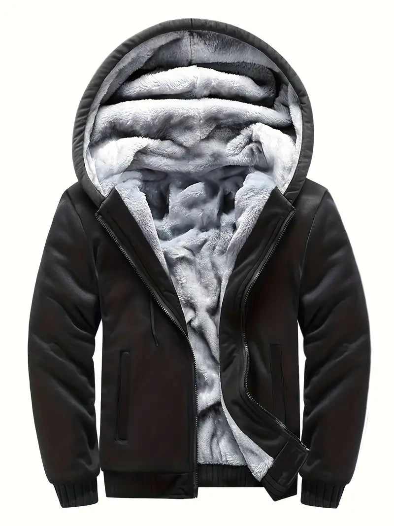 Noah - Cozy Hooded Fleece Jacket for Men