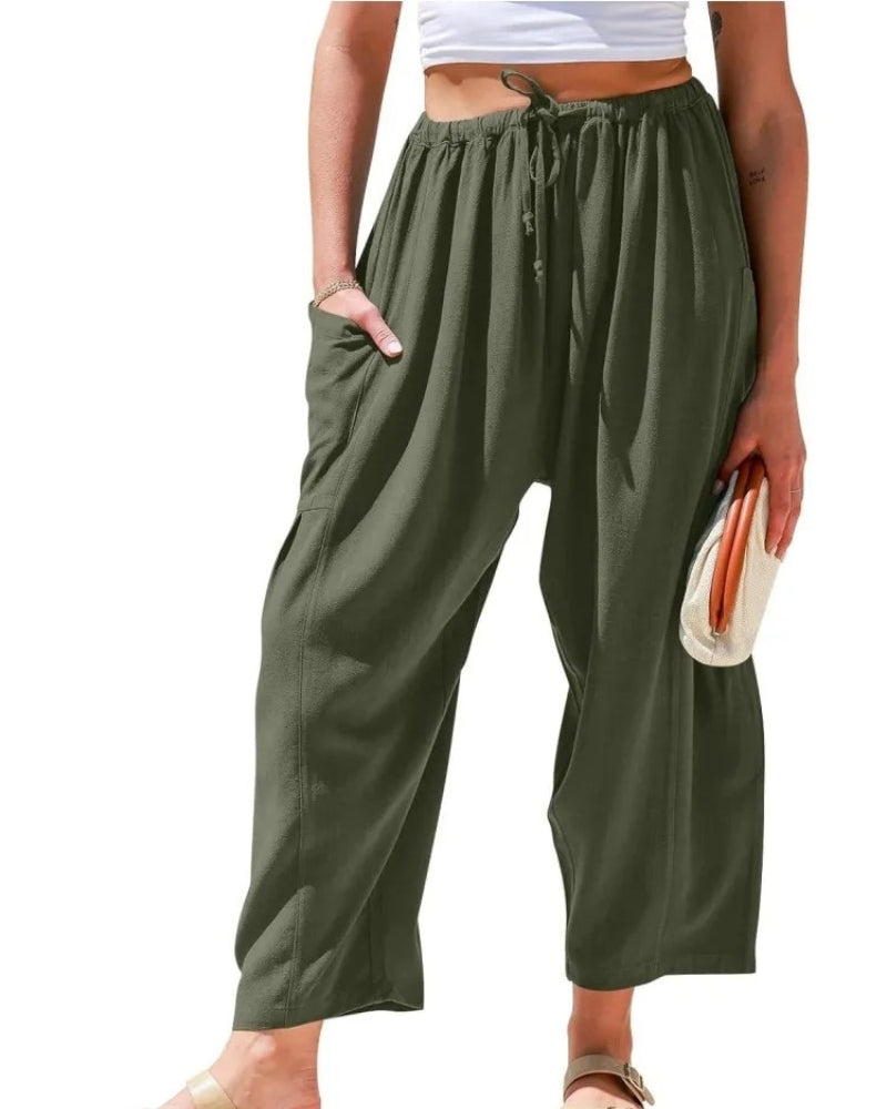 Sabrina™ - Wide Leg Linen Pants