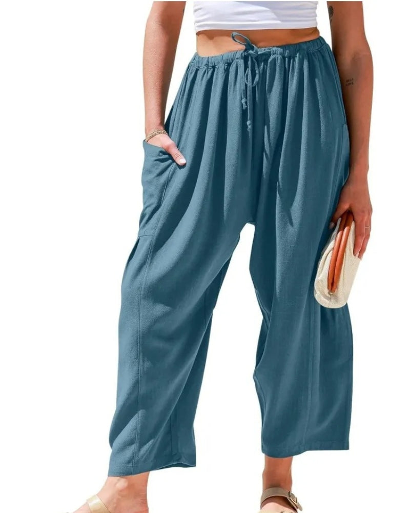 Sabrina™ - Wide Leg Linen Pants