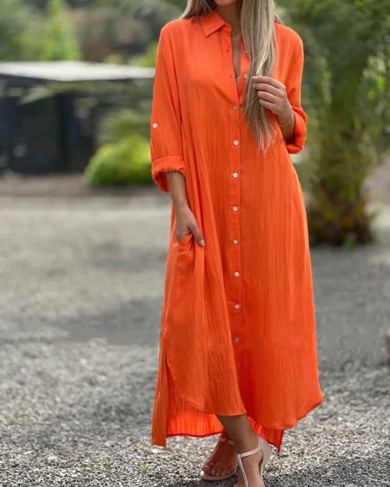 Bianca™ - Comfy Italian Cotton Dress