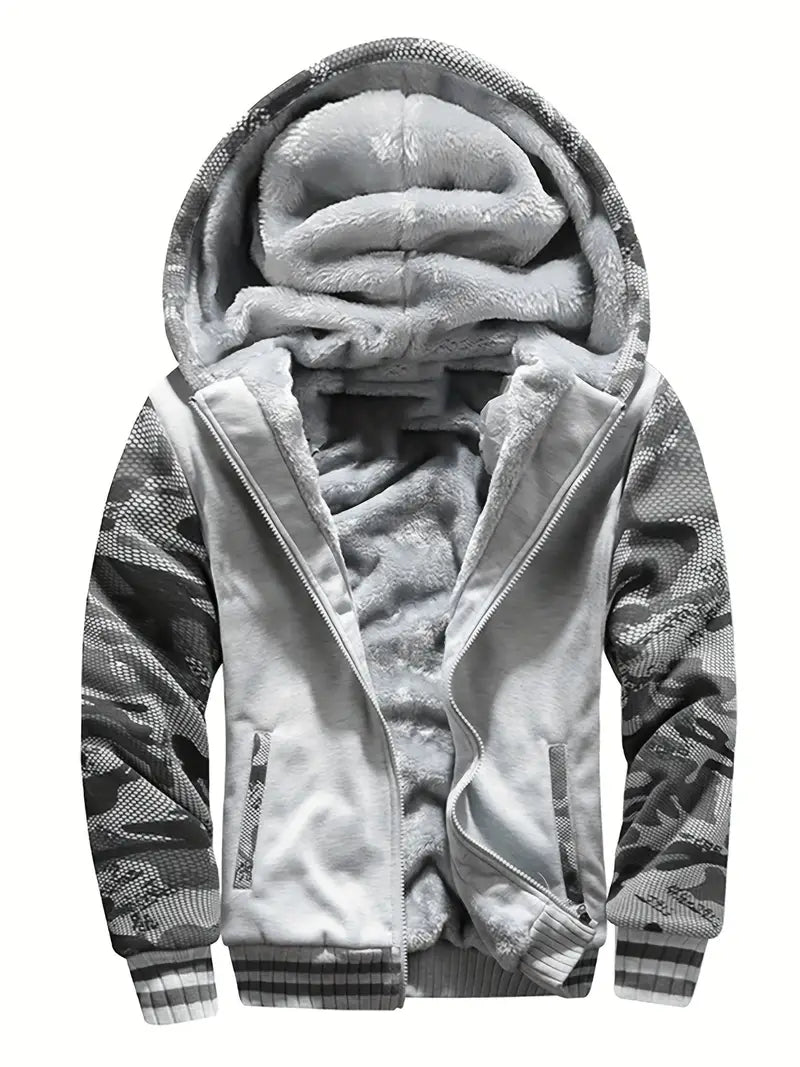 Noah - Cozy Hooded Fleece Jacket for Men