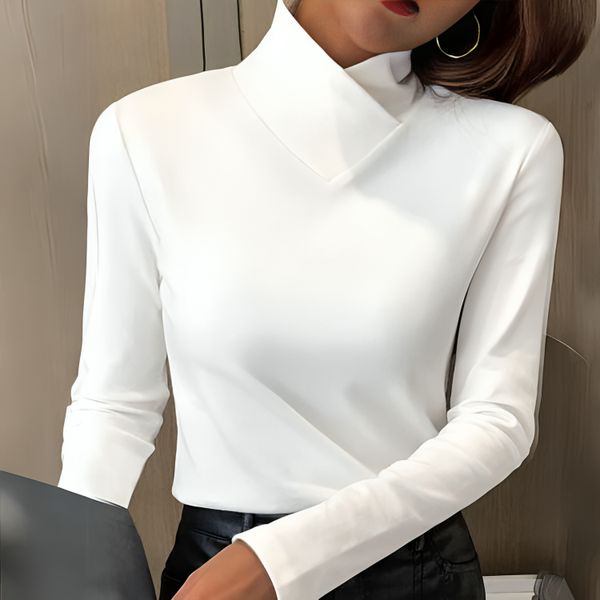 Avery™ - Chic Turtleneck T-shirt