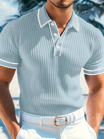 Emilio™ - Men's Custom Ribbed Polo
