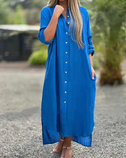 Bianca™ - Comfy Italian Cotton Dress
