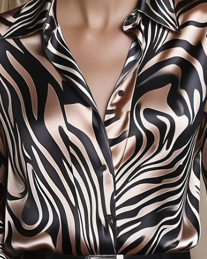 Chic and Stylish Printed Blouse