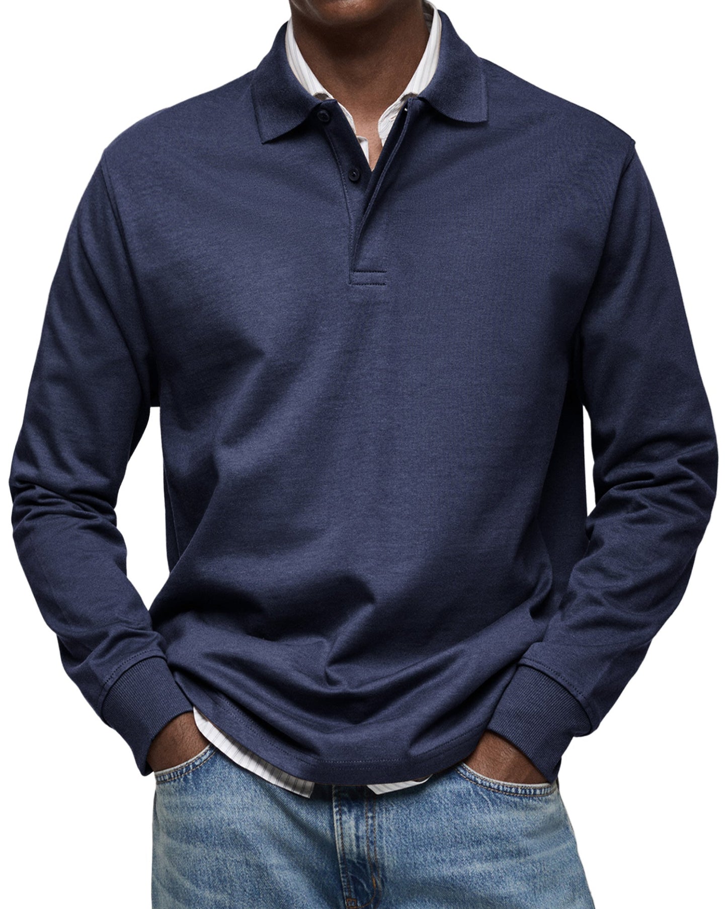 Alex™ - Long Sleeve Casual Polo