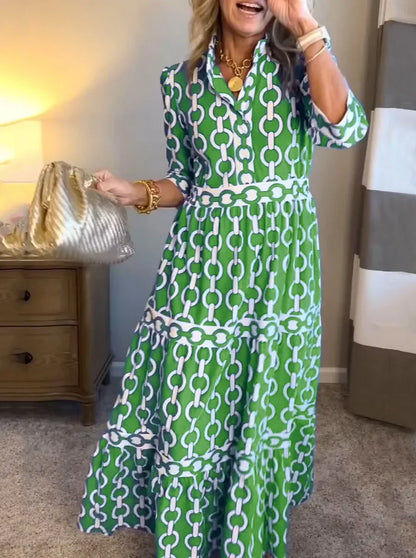 Juliette™ - Chain Link Midi Dress