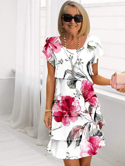 Emily™ – Elegant Maxi Dress with Flowers