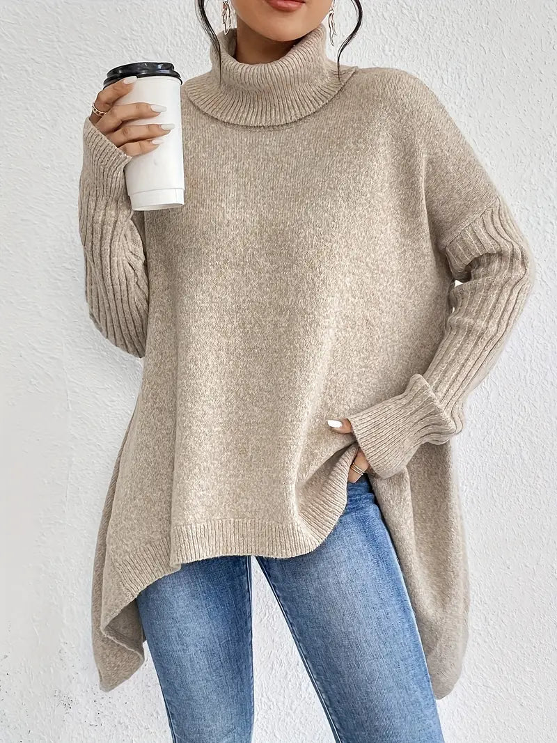 Bridgette™ - Comfy Long Turtleneck Sweater