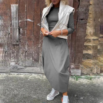 Elsbeth™ - Elegant Women's Dress with Pocket