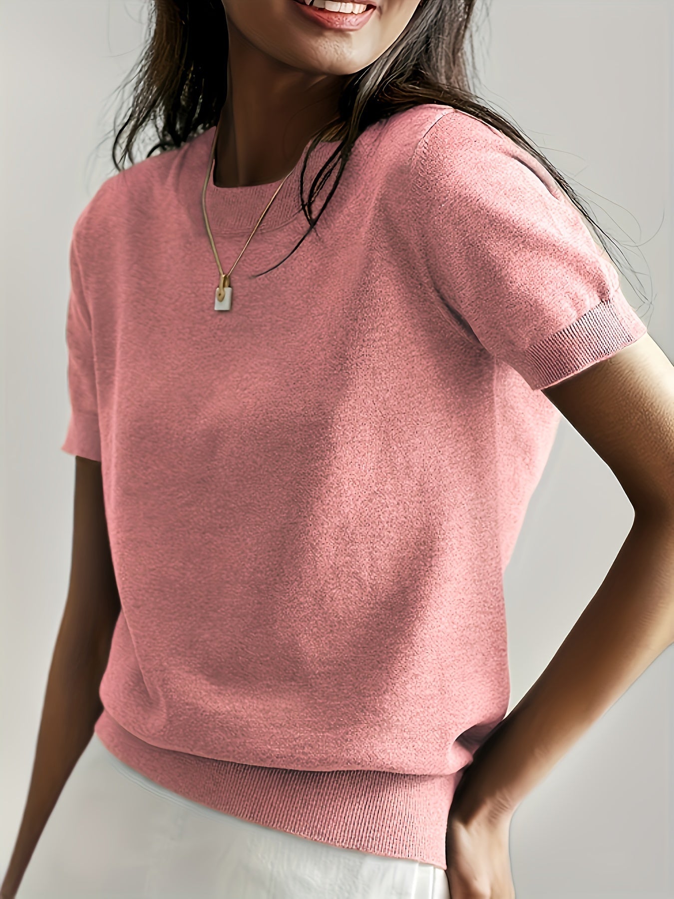 Anais™ - Lightweight Casual Short Sleeve Top