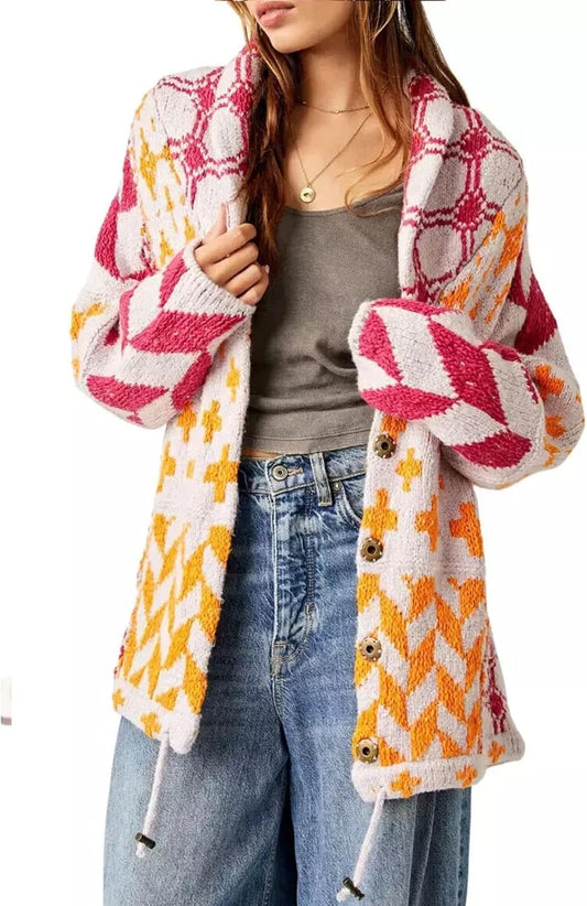 Portia™ - Vintage Oversized Cardigan