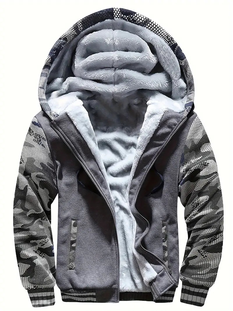 Noah - Cozy Hooded Fleece Jacket for Men