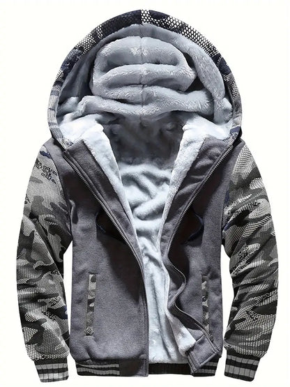 Noah - Cozy Hooded Fleece Jacket for Men