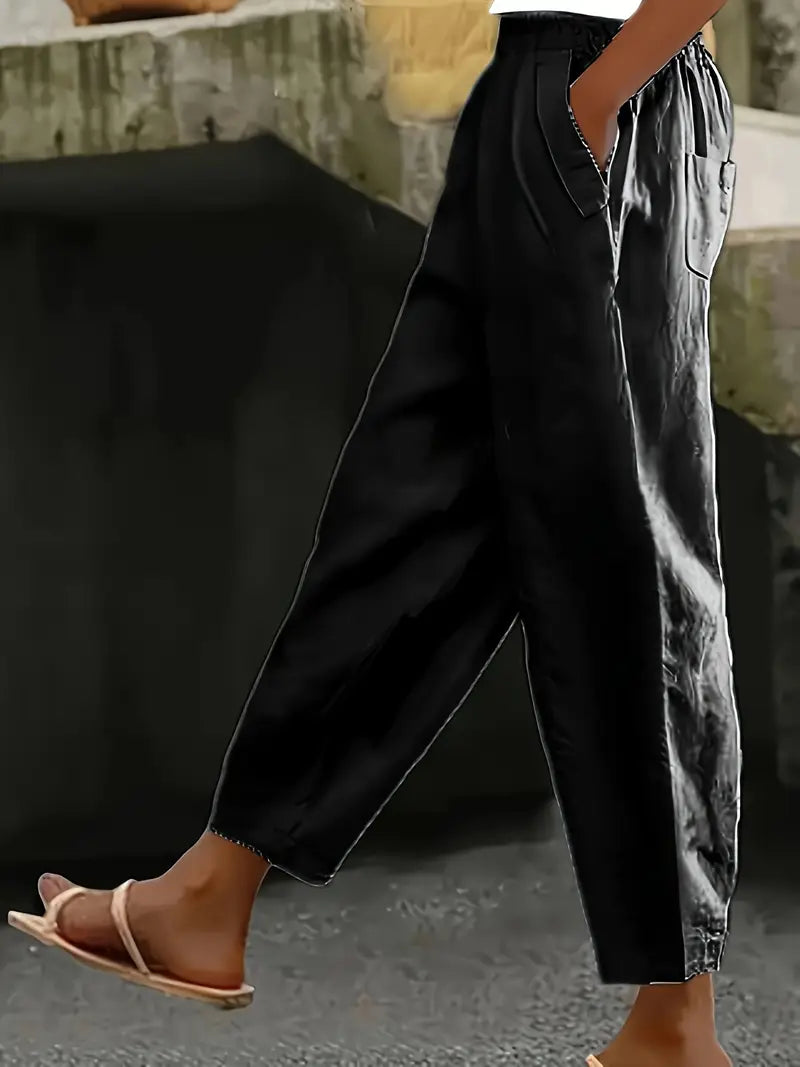 Rachel™ - Comfy Elastic Waist Capris