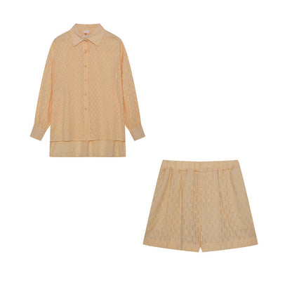 Elizabeth - Breezy Shirt And Shorts Set