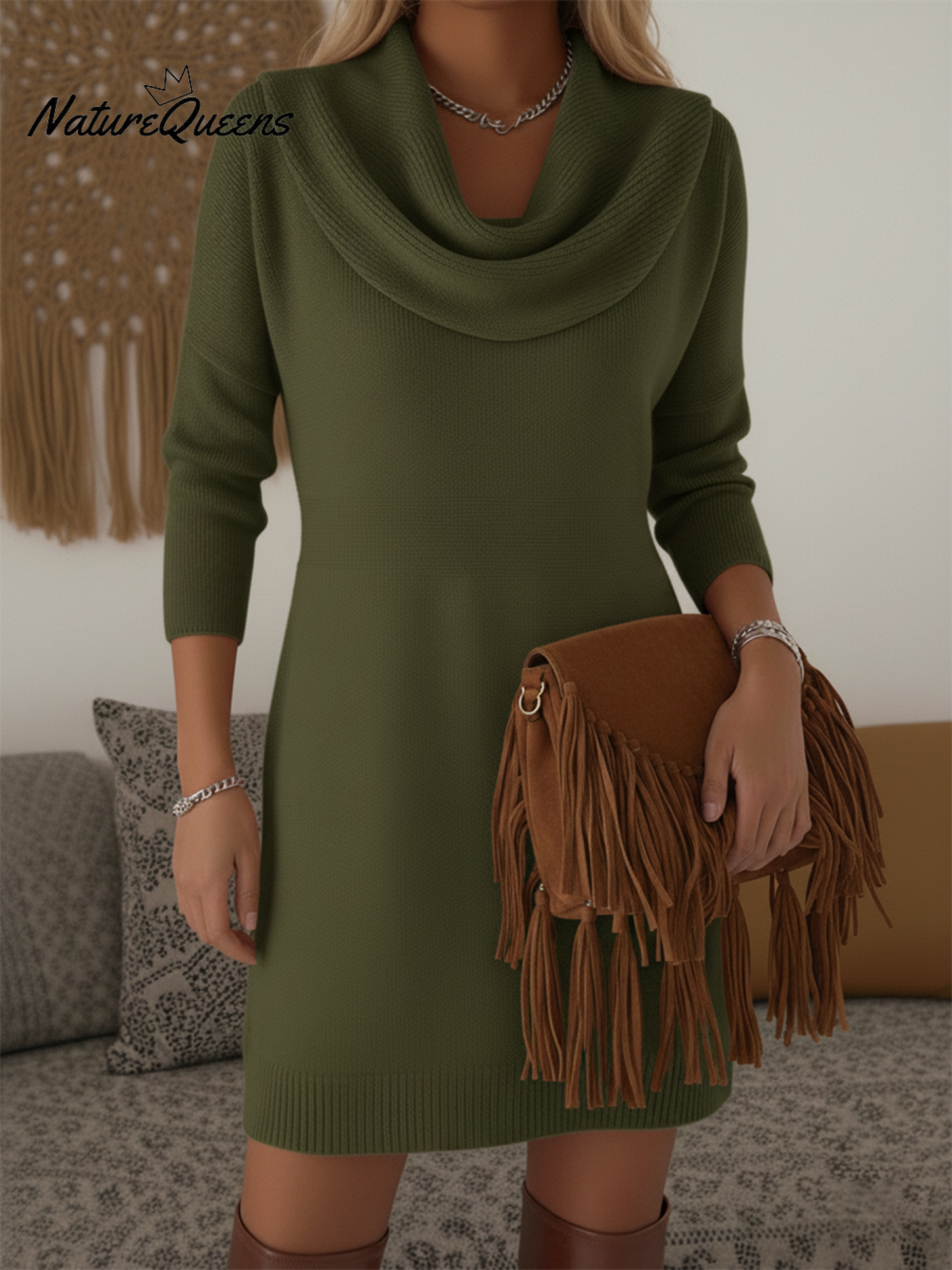 Lola™ - Cozy Elegant Sweater Dress