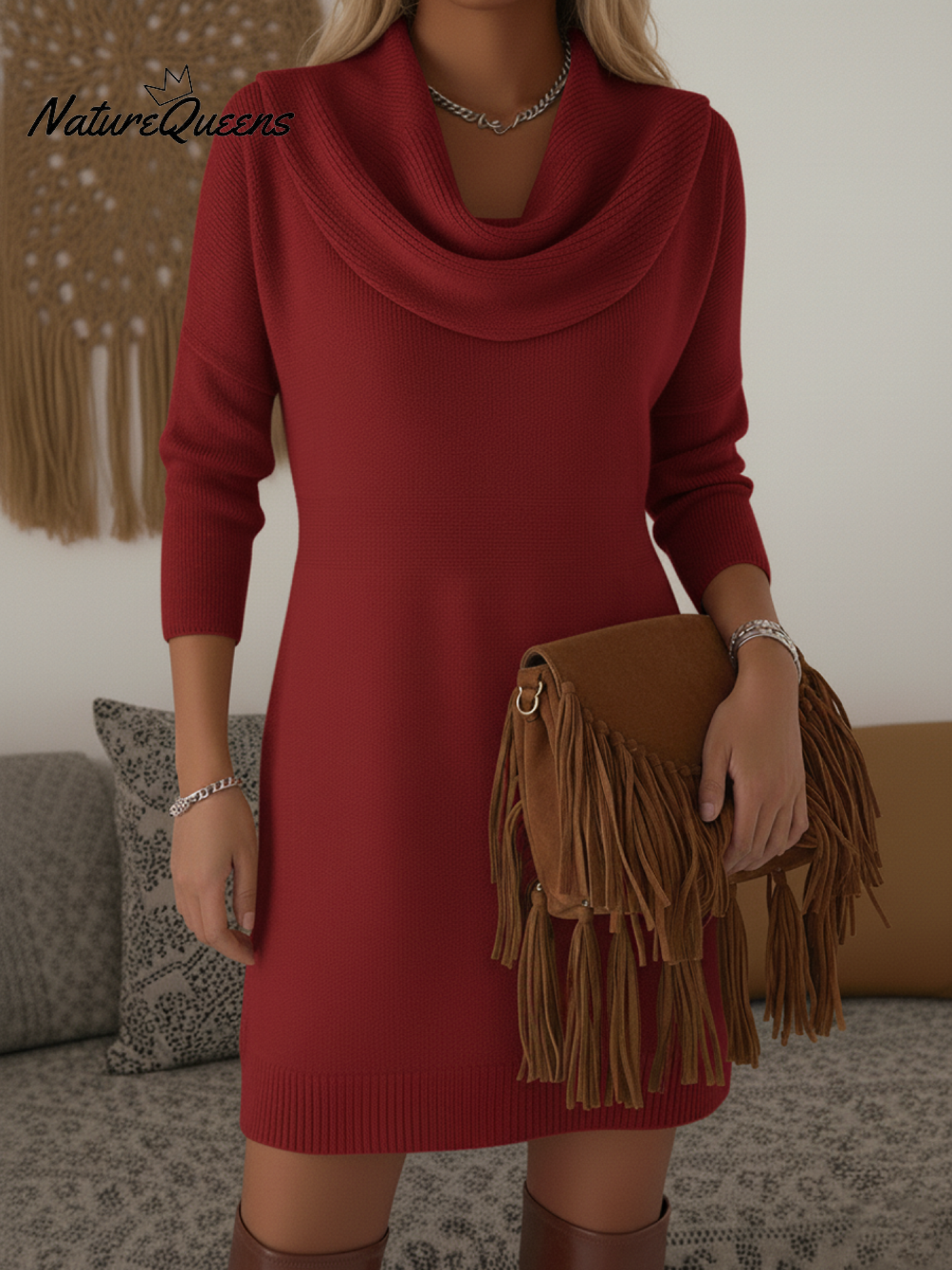 Lola™ - Cozy Elegant Sweater Dress