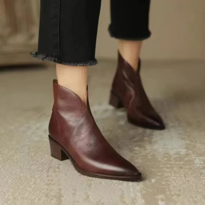 Celeste™ - Luxury Low-Heel Ankle Boots