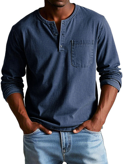 Ellis™ - Vintage Henley Shirt