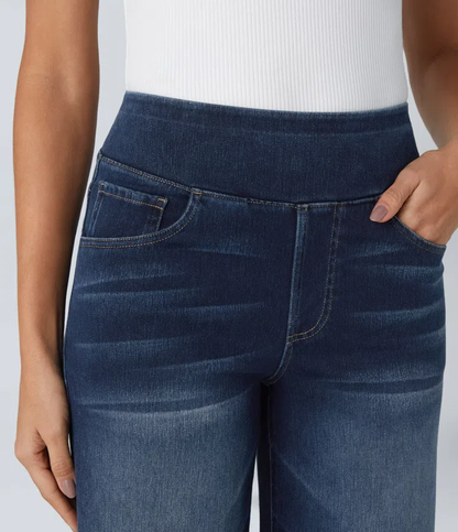 Quinn™ - High Waisted Wide Leg Jeans