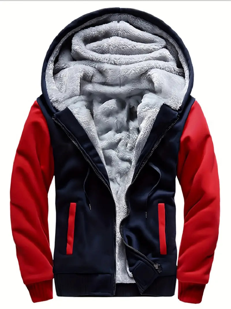 Noah - Cozy Hooded Fleece Jacket for Men
