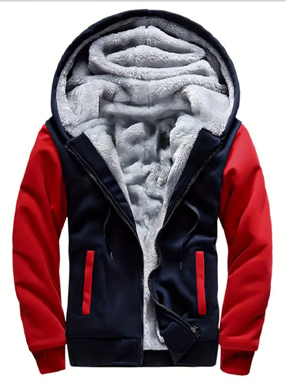 Noah - Cozy Hooded Fleece Jacket for Men