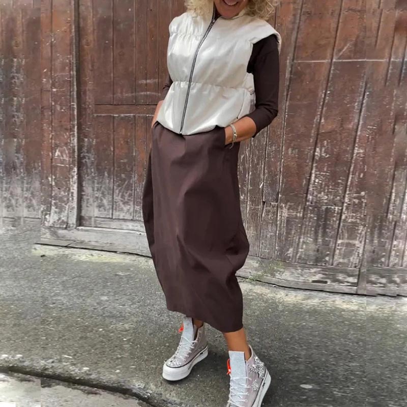 Elsbeth™ - Elegant Women's Dress with Pocket